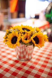 Black Barn Lebanon Ohio Sunflowers Sunflowers Centerpiece Farm Animals Birthday Party Farm Themed Birthday Party Petting Zoo Birthday Party