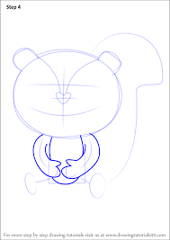 Learn How To Draw Nutty From Happy Tree Friends (Happy Tree Friends) Step  By Step : Drawing Tutorials