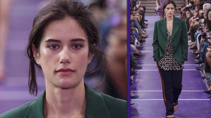 John Travolta's Daughter Ella Bleu Makes Paris Fashion Week Debut at Miu Miu