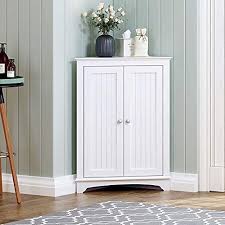 Kitchen corners are one area where it's easy to get stuck. Buy Spirich Home Floor Corner Cabinet With Two Doors And Shelves Free Standing Corner Storage Cabinets For Bathroom Kitchen Living Room Or Bedroom White Online In Vietnam B086tx8dpm