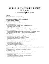 Aceasta cerere nu se poate formula decat o singura data in cursul instantei; Https Mmuncii Ro J33 Images Documente Munca Mobilitateaforteidemunca Spania Ghid Lucrator Roman 22042020 Pdf