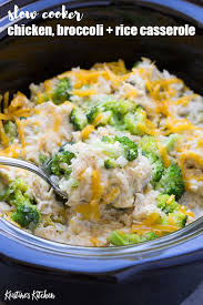This chinese chicken and broccoli stir fry is easy and healthy with a sauce that takes just like skip the takeout and make this chinese chicken and broccoli at home. Slow Cooker Chicken Broccoli And Rice Casserole
