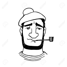 Free 90 day returnsmore info. Vector Illustration Du Personnage Masculin Retro A La Tete D Un Marin Avec Pipe Et Beret Dessin A L Encre Le Style Graphique Clip Art Libres De Droits Vecteurs Et Illustration Image 55883541