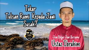 Anda hanya perlu taipkan ayat pada ruang yang disediakan, dan tekan butang convert. Tukar Rumi Kepada Jawi Sukar Youtube