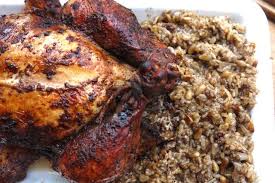 A Traditional Palestinian Recipe For Roast Chicken Stuffed With Rice Meat And Nuts Recipes Palestinian Food Stuffed Whole Chicken