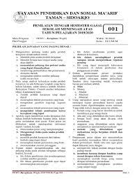 Syarat mutlak yang dipenuhi bagi seorang wirausaha bidang kerajinan dan rekayasa, yaitu …. Soal Pts Prakarya Kerajinan Kelas Xi Semester 1 Pdf