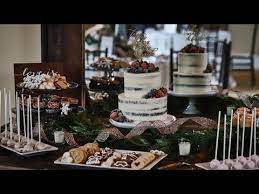 Winter Wedding Dessert Table Bmpcc 4k Youtube Wedding Dessert Table Wedding Desserts Dessert Table