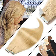 If you have dyed dark shades based on my experience it depends on how dark your hair is. Tape In Hair Extension Human Hair Bleach Blonde 613 14inch Long Strai Ninthavenue United Arab Emirates