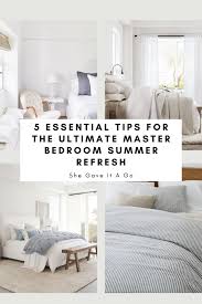 Some of them might even help you sleep. Master Bedroom Summer Refresh Ideas She Gave It A Go