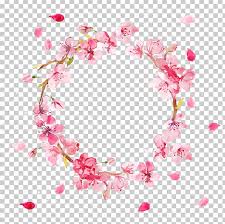 Can also be hung on the wall, door, swing, mirror and other objects to create the pure natural style. Flower Wreath Cherry Blossom Stock Photography Png Clipart Blossom Branch Cherry Blossom Floral Design Flower Free