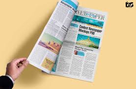 This free newspaper mockup can be good for creating designers portfolio as well. Newspaper Design Psd Mockup Download For Free Designhooks