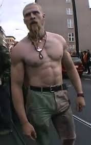 Opting to go with a longer viking beard is an option, but do not let it get unruly. Techno Viking Beard Style