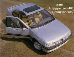 Og 1987 Peugeot 405 Coupe One Off Voiture Peugeot Concept Cars