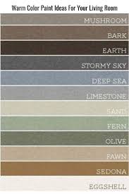 Most living rooms have couches or chairs, a television and maybe even a small table or ottoman. Warm Cozy Paint Colors Novocom Top