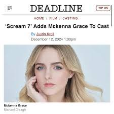 Grace Mckenna's Instagram, Twitter & Facebook