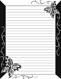 D a v l a e resources. Free Printable Black And White Butterfly Stationery In Jpg And Pdf Formats Writing Paper Printable Stationery Free Printable Stationery Writing Paper Printable