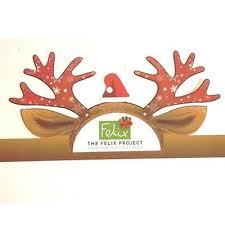 8 pcs christmas reindeer antlers headband xmas deer horn headband hair hoop funny cute antler headband with ears for christmas holiday festival party. Premier Promotional Productspromotional Cardboard Christmas Reindeer Antlers