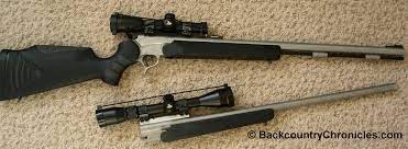 There's not much posted on you tube as a reference so. Thompson Center Encore Pro Hunter System Review