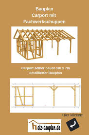 Detaillierter Bauplan Als Pdf Carport Zeichnung Technische Zeichnung Carport Carport Online Planen Carport Selber Bauen Carport Mit Schuppen Carport Bauplan
