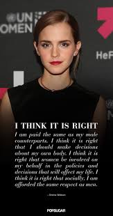100+ angelina jolie quotes will prove that she is a very talented actress. Emma Watson Quotes On Feminism Popsugar Love Sex