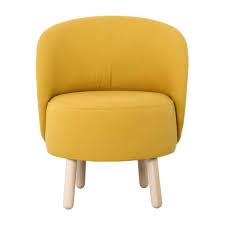 This leather amchair is the best nap chair ever! Bold Armchairs Armchair Mustard Yellow Fabric Habitat
