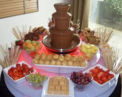 Image result for chocolate fountain dips