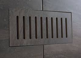 Aod Stone Porcelain Vent Cover Made To Match Fragment Graphite Tile Size 4 Inch X 11 Inch The Home Depot Canada Floor Vents Vent Covers Flooring
