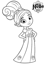 Coloring, new belle disney princess coloring, belle disney princess coloring, baby belle coloring book and cinderella disney princess to christmas click on the coloring page to open in a new window and print. Free Printable Nella The Princess Knight Coloring Pages