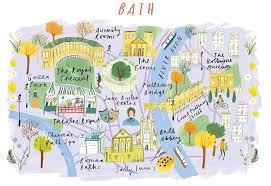 Clairrossiter Bath England Map England Map Bath Map