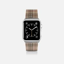 Black Apple Watch Band 38mm Burberry Like Apple Watch Band 38mm By Allison Reich Casetify Apple Watch Bands 38mm Apple Watch Band Watch Bands