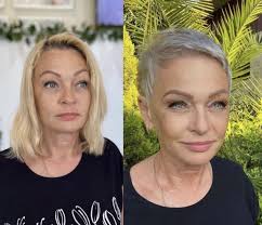 First time colour and cut .(promise I cut her hair straight just the way  she was stood ) 💪