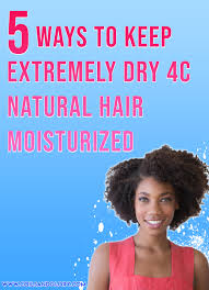 Hair is weakest when it's wet and needs to be handled carefully. Five Ways To Keep Dry 4c Natural Hair Moisturized Coils And Glory 4c Natural Hair Hair Shrinkage Shrinkage Natural Hair