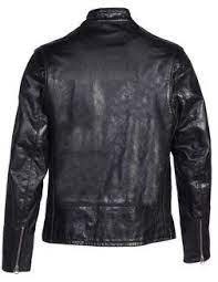 Men S Black Leather Cafe Racer Motorcycle Jacket Caf1 Cafe Racer Leather Jacket Cafe Racer Jacket Leather Jacket Men