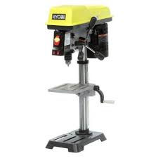Ryobi 10 In Drill Press With Laser Dp103l The Home Depot Drill Press Ryobi Woodworking Equipment