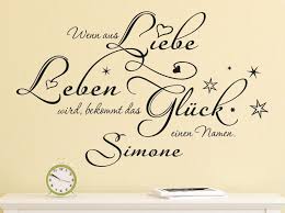 Wandtattoo Wenn Aus Liebe Leben Wird No 3 Schone Spruche Zur Geburt Baby Zitate Baby Spruche
