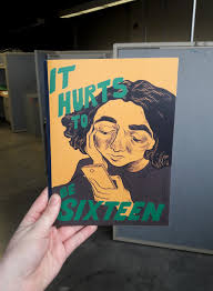 It Hurts to be Sixteen — Lucy Comer Illustration