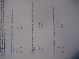 Follow the instructions from the proctor for completing the student information on your answer sheet. Algebra 2 Trigonometry Regents Full List Of Multiple Choice Questions Jd2718