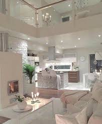 33 Try To Decorating With Luxury White Living Room Design Homeridian Com House Interior House House Design