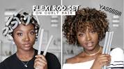 Flexi Rod Set On Short Natural Hair