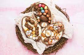 The egg hunt blondie has easter written all over it, but before we get into what makes this easter dessert so. Easter Egg Cheesecake Amy Treasure