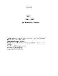 Prima ar fi sa ii lasati pe ei sa isi. Calameo Micii Creatori Joc Lumina Si Culoare