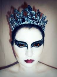 makeup black swan cosplay