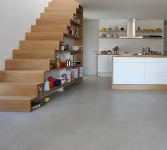 Top 10 stylish kitchen trends. 7 Cool Kitchens Placed Under The Stairs Shelterness