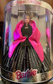 Happy Holidays Barbie Special Edition Mattel 20200 1998 New In Box Holiday Barbie Holiday Barbie Dolls Happy Holidays Barbie