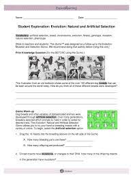 Over many generations, breeders selected which animals to. Natural Selection Gizmo Answer Key Pdf 2020 2021 Fill And Sign Printable Template Online Us Legal Forms