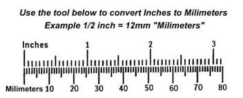 How many millimeters in an inch? Millimeters To Inches Chart Mm To Carat Weight Needjewelry Com