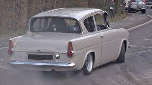 The 105e anglia was one of the most important cars introduced in the u.k. Ford Anglia 105e Burnout Leaving Wheels Day 2013 Youtube