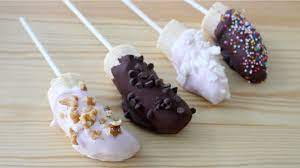 Banana Pops Recipe Fruity Desserts Dessert Recipes Banana Pops