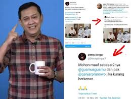Adalah denny siregar yang disinyalir menjadi orang indonesia pertama yang mengucapkan selamat ulang tahun kepada kakek sugiono. Denny Siregar Riau24 Com
