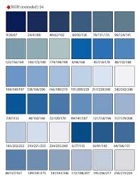 Printable Rgb Color Palette Swatches My Practical Skills Blue Color Rgb Color Palette Color Meanings